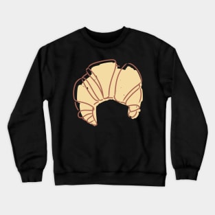 Beige Croissant Crewneck Sweatshirt